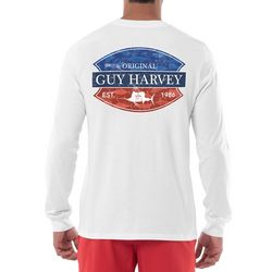 Guy Harvey Mens Paradise Long Sleeve T-Shirt