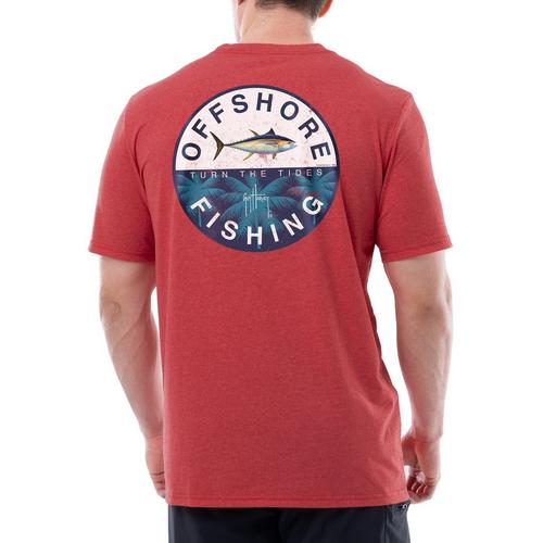 Mens Solid Turn The Tides Offshore Short Sleeve