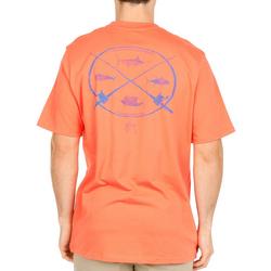 Mens Big Game Fish Graphic Short Sleeve T-Shirt