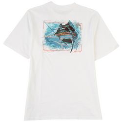 Guy Harvey Mens Boxed Patriotic Sailfish Graphic T-Shirt