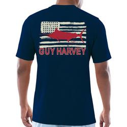 Mens American Flag Pocket Short Sleeve T-Shirt