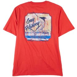 Guy Harvey Mens Saving Out Seas Solid Pocket T-Shirt