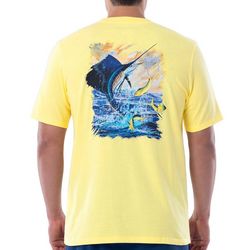 Guy Harvey Mens Big Sailfish Short Sleeve T-Shirt
