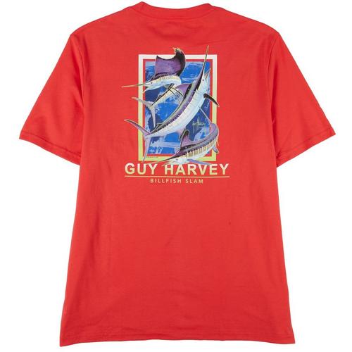 Guy Harvey Mens Billfish Slam Solid T-Shirt