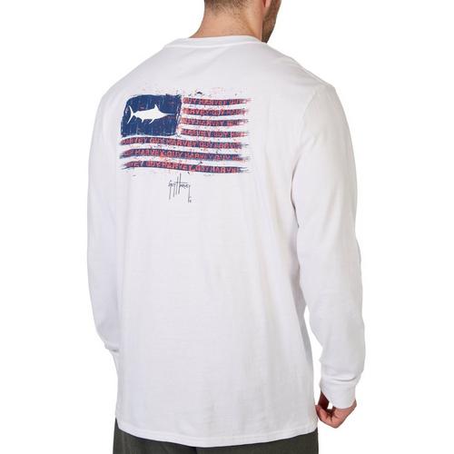 Guy Harvey Mens All American Long Sleeve T-Shirt