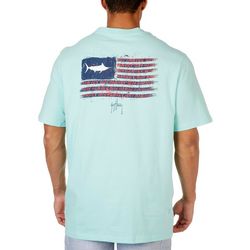 Guy Harvey Mens All Americana Graphic Short Sleeve T-Shirt