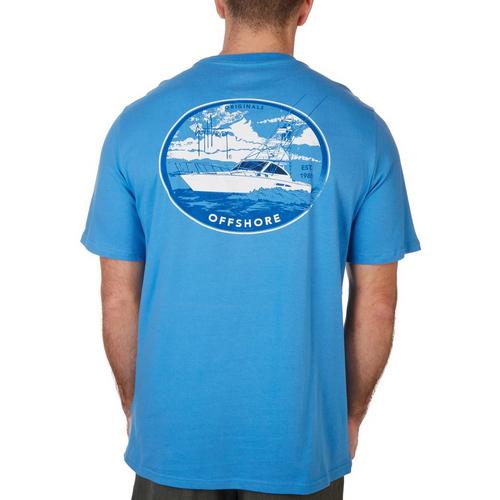 Guy Harvey Mens Offshore Pocket Short Sleeve T-Shirt