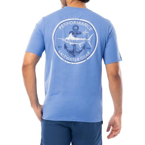 Guy Harvey Mens Saltwater Core Short Sleeve T-Shirt