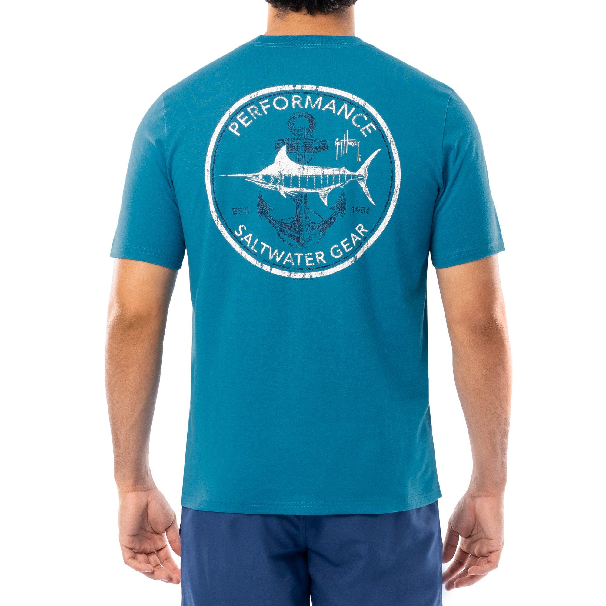 Mens Saltwater Core Pocket Short Sleeve T-Shirt