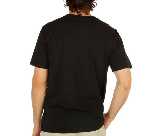 Realtree Mens Camo Antler Short Sleeve Top - Black - Large
