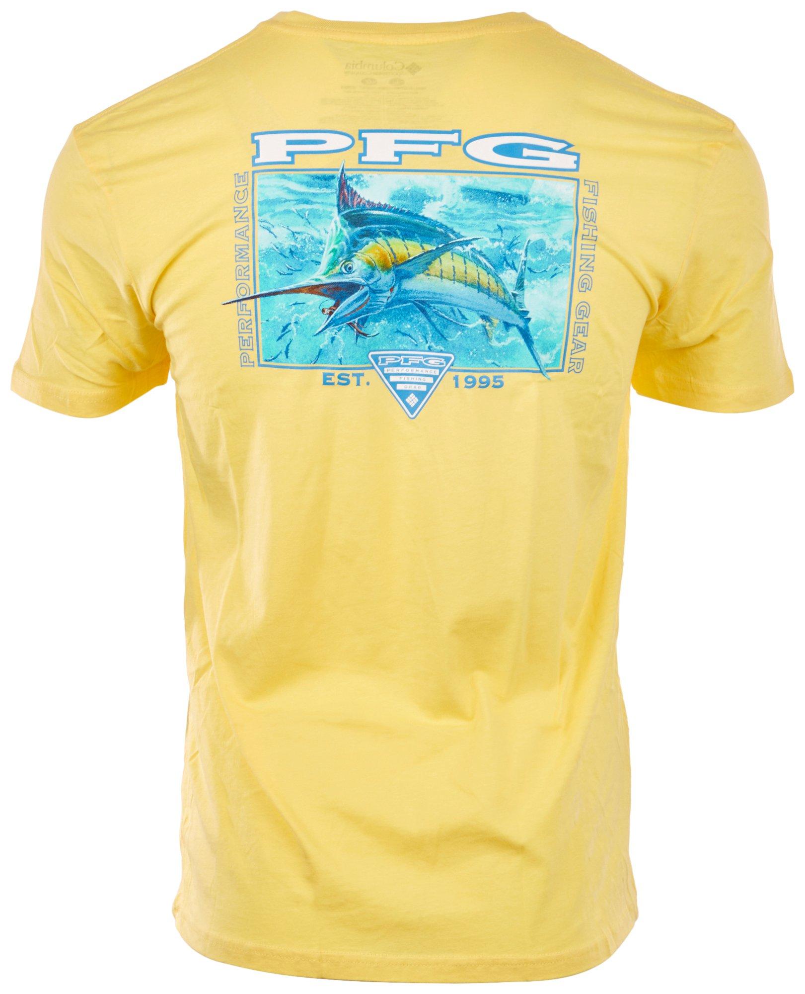 Columbia Mens PFG Rhutt Marlin Graphic T-Shirt