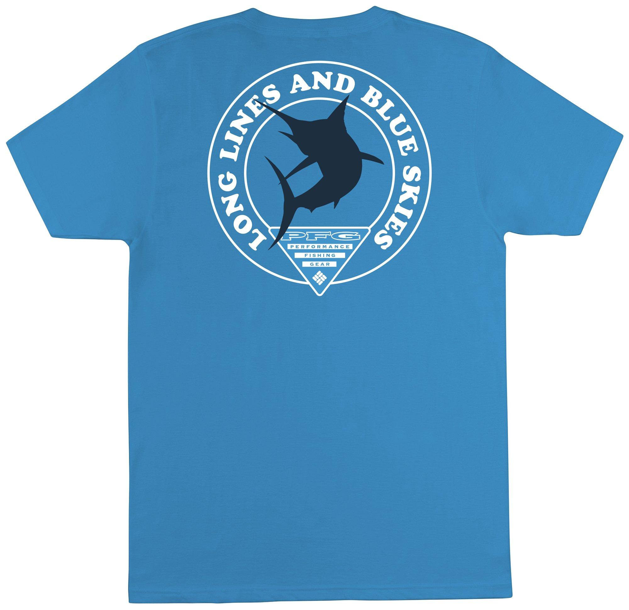 Columbia Mens PFG Long Lines & Blue Skies T-Shirt
