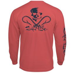 Salt Life High Seas Skull & Hook Long Sleeve T-Shirt