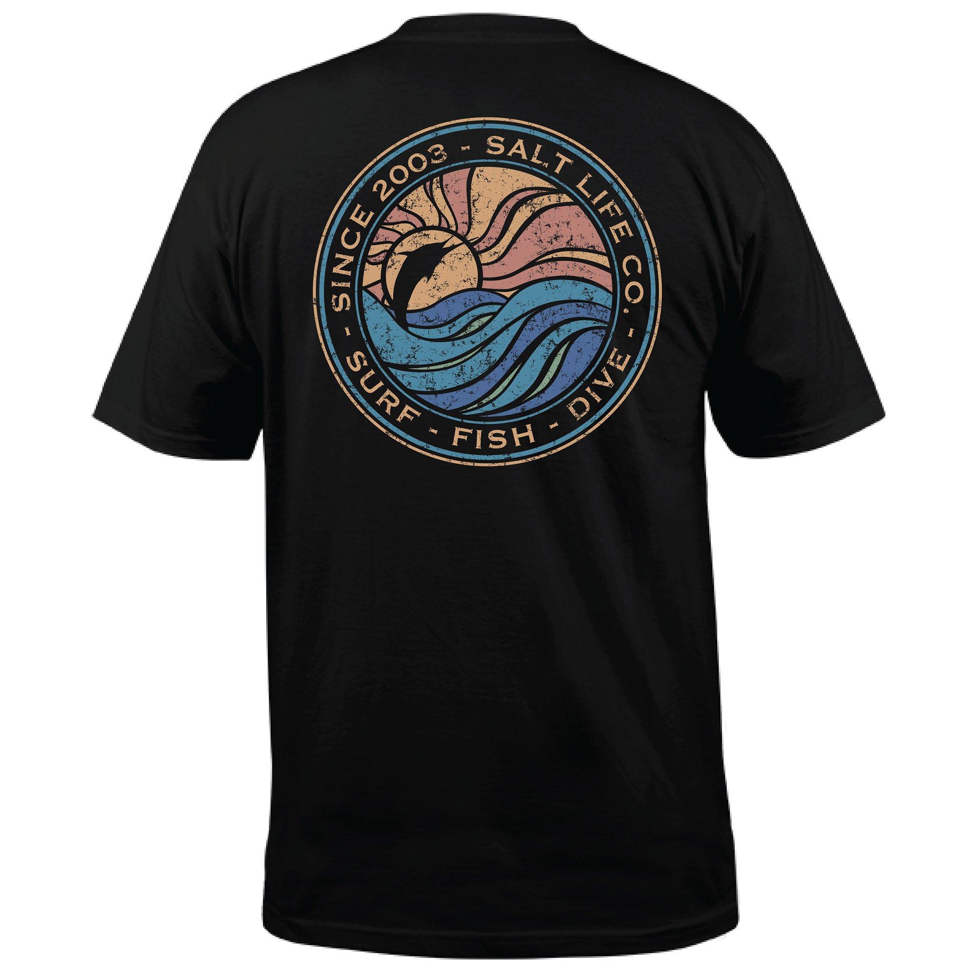 Salt Life Mens Surf, Fish, Dive Short Sleeve T-Shirt