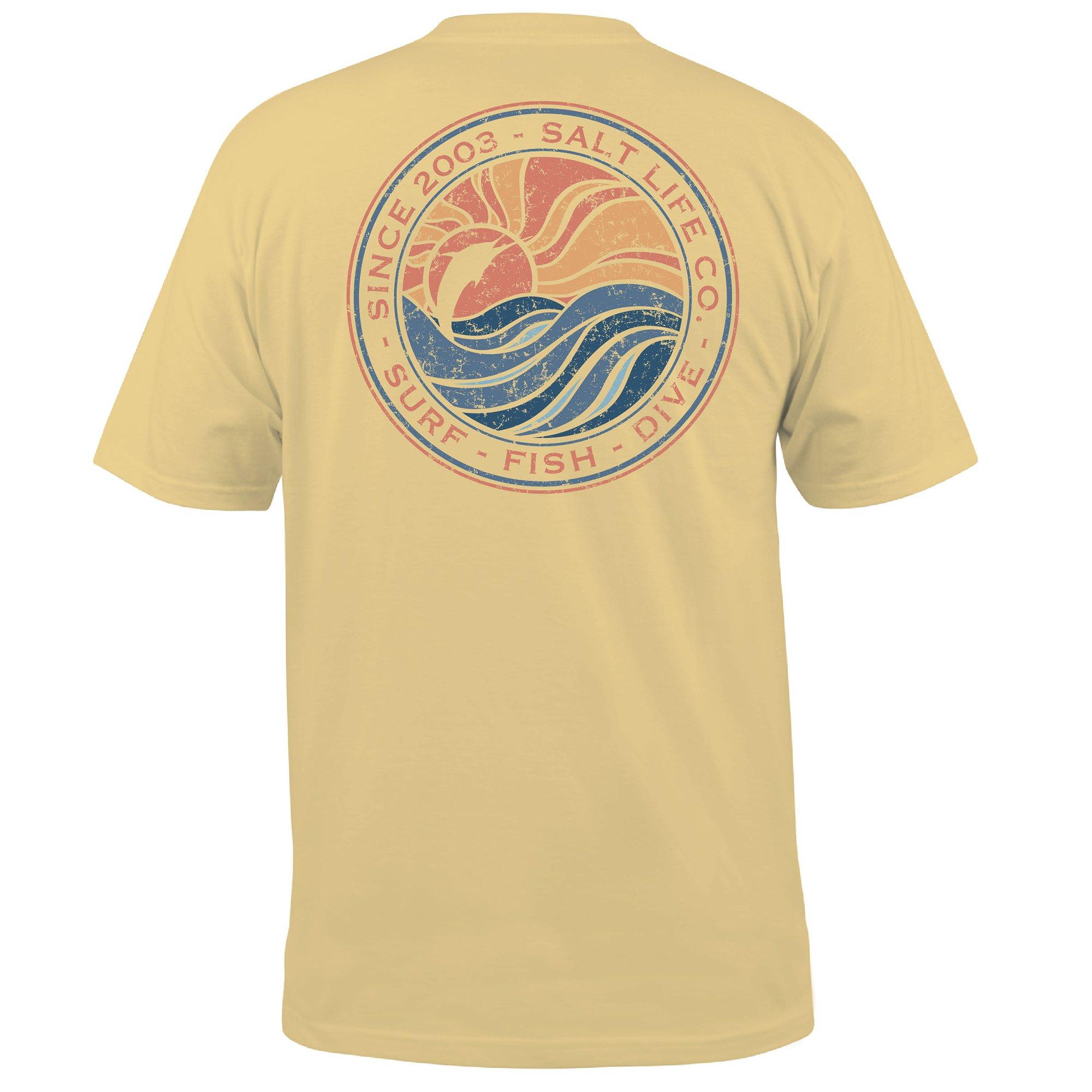 Mens Surf, Fish, Dive Short Sleeve T-Shirt