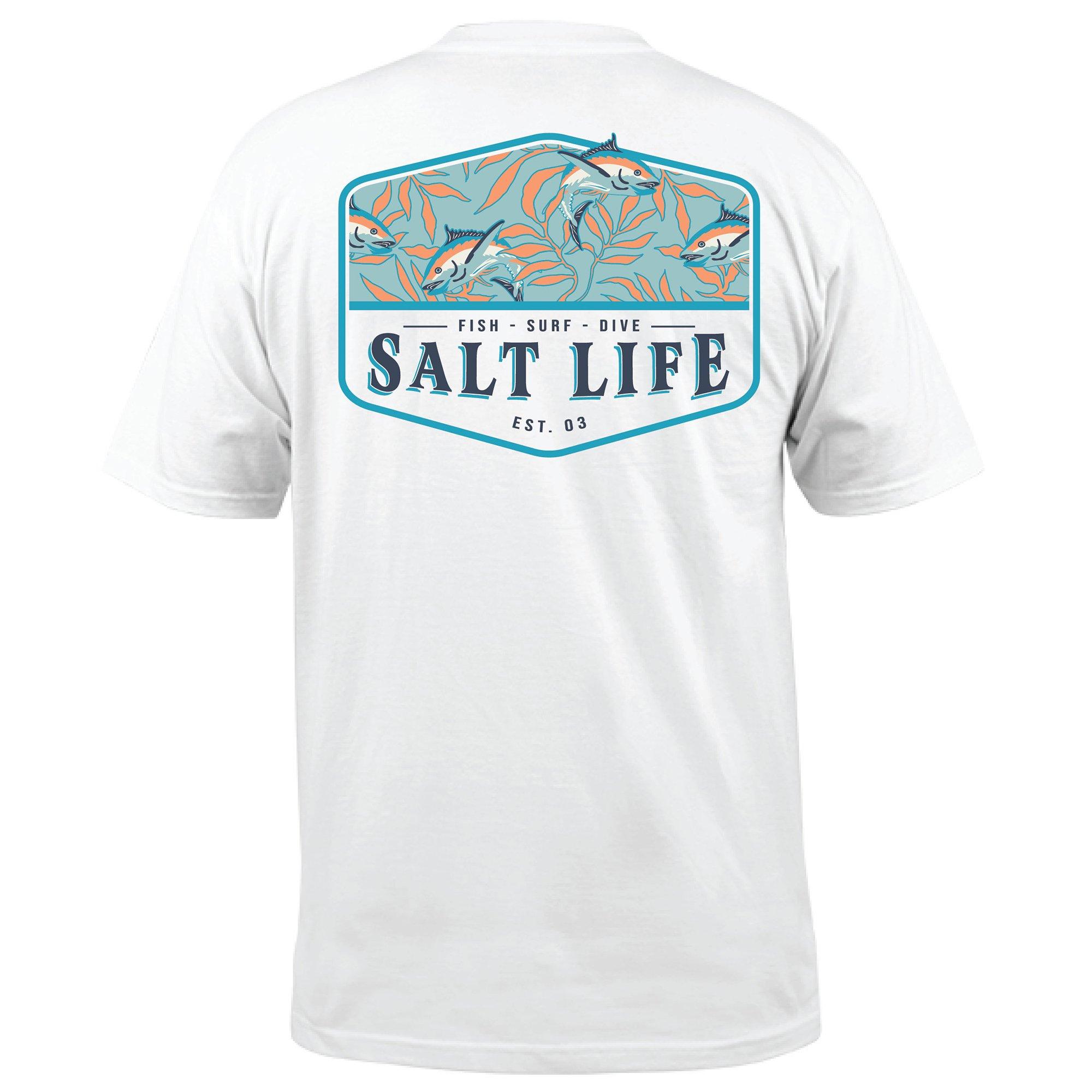 Salt Life Mens Hide N Sea Short Sleeve