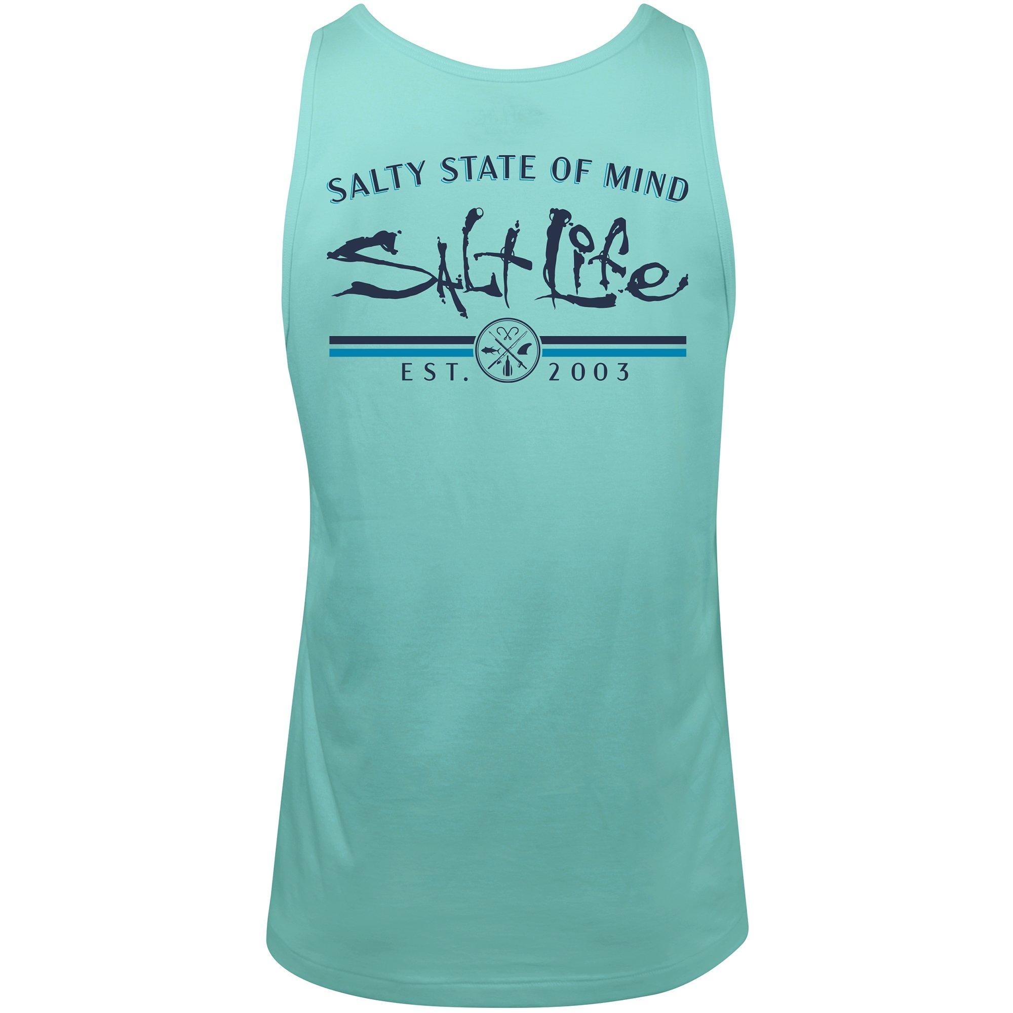 Mens Salty State Of Mind Tank Top