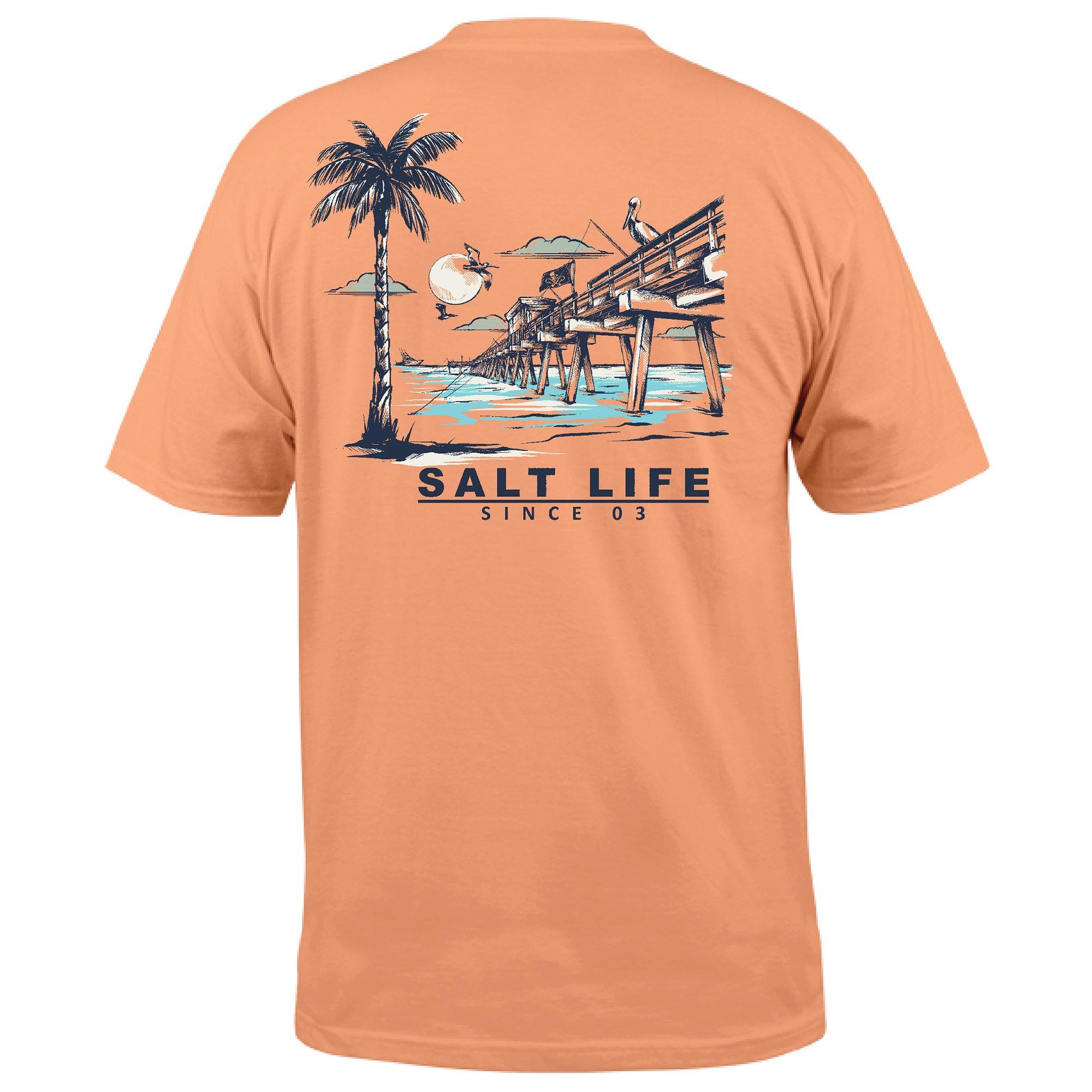 Salt Life Mens Pier Side Short Sleeve T-Shirt