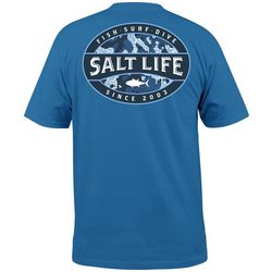 Salt Life Mens Atlas Badge T-Shirt
