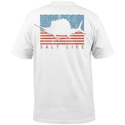 Salt Life Mens Sailing Flag Short Sleeve T-Shirt