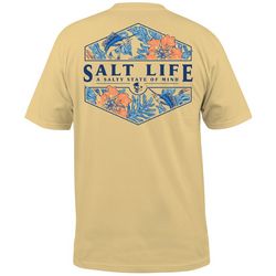 Salt Life Mens Salin Tropics Pocket T-Shirt