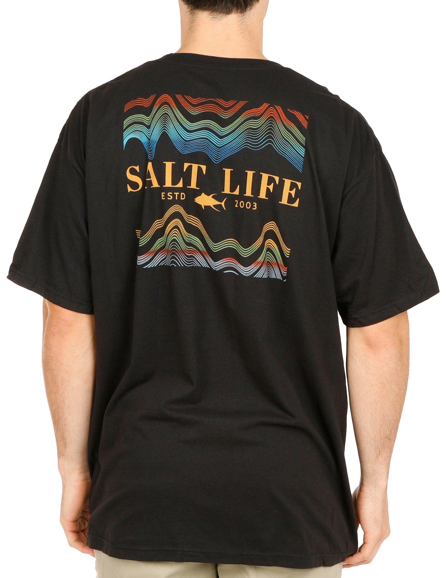 Salt Life Mens Fish Finder Short Sleeve T-Shirt