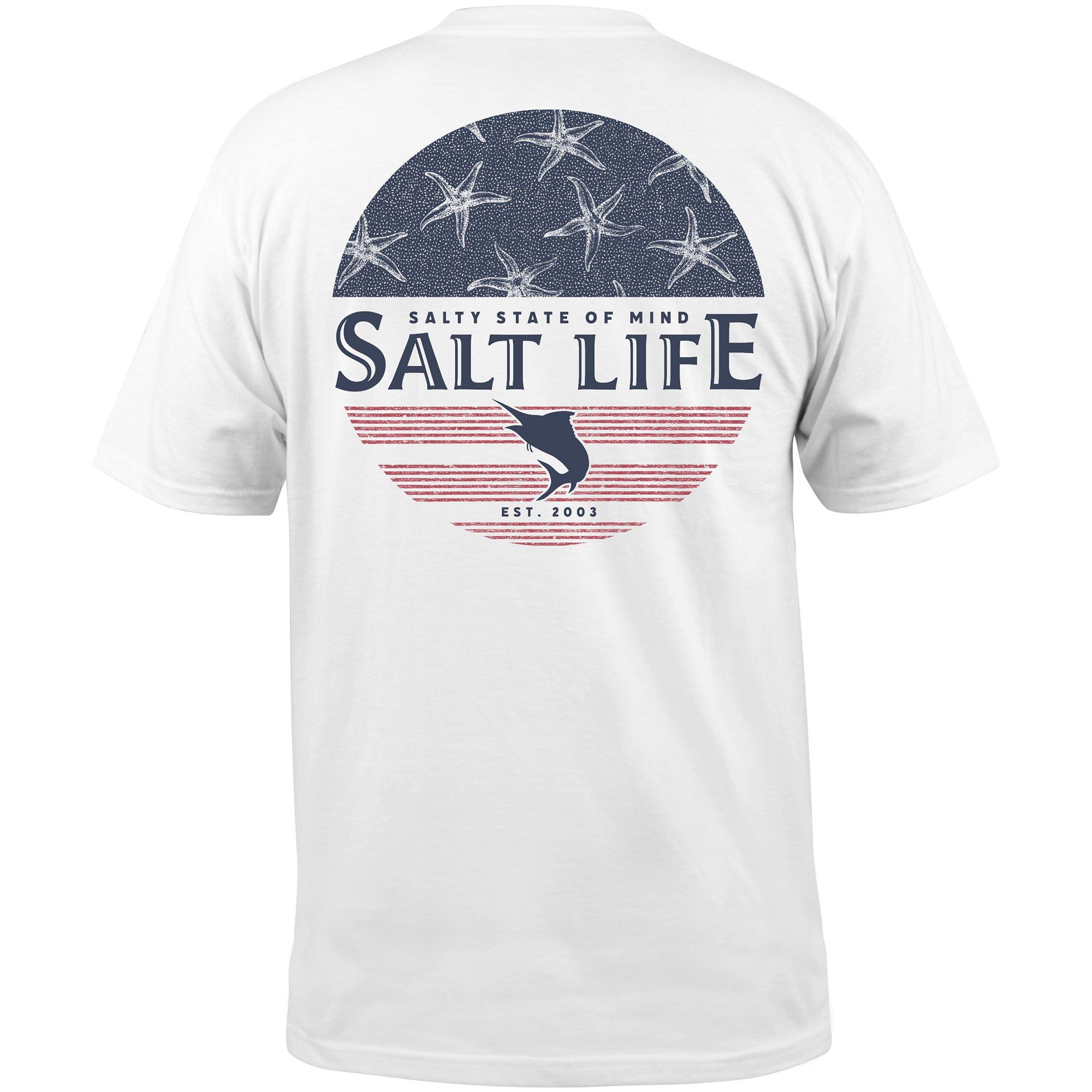 Salt Life Mens Salty Honor Short Sleeve Tee