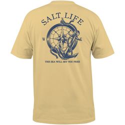 Salt Life Mens Sea Set Free Short Sleeve T-Shirt