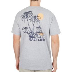 Salt Life Mens Logo Enjoy The View Short Sleeve T-Shirt