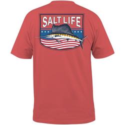 Mens Freedom Sail Short Sleeve Pocket T-Shirt