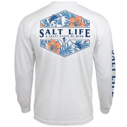 Salt Life Mens Sailing Tropical Long Sleeve Shirt