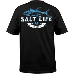 Salt Life Mens Live Salty Tuna Short Sleeve Shirt