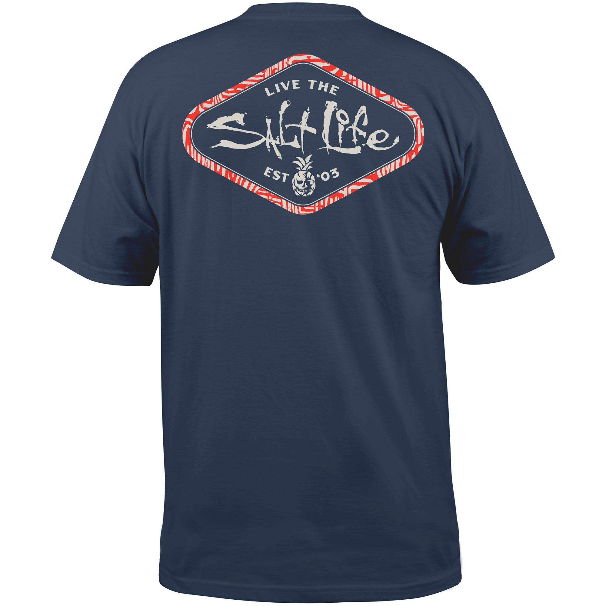 Mens Live the Salt Life Graphic T-Shirt