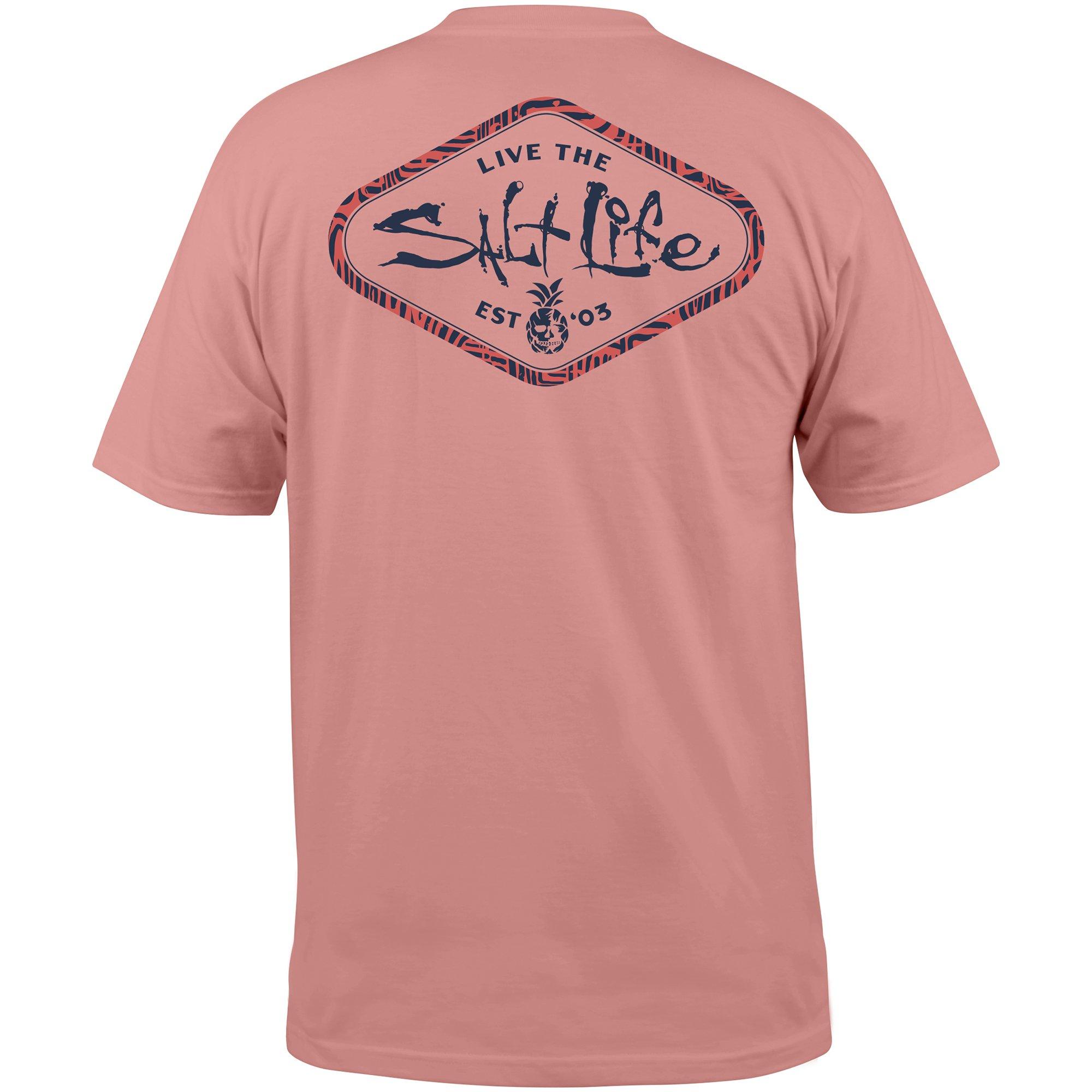 Mens Live the Salt Life Graphic T-Shirt