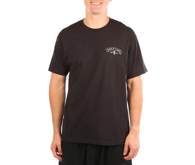 Salt Life Octo Spears Short-Sleeve T-Shirt for Men - Black - M
