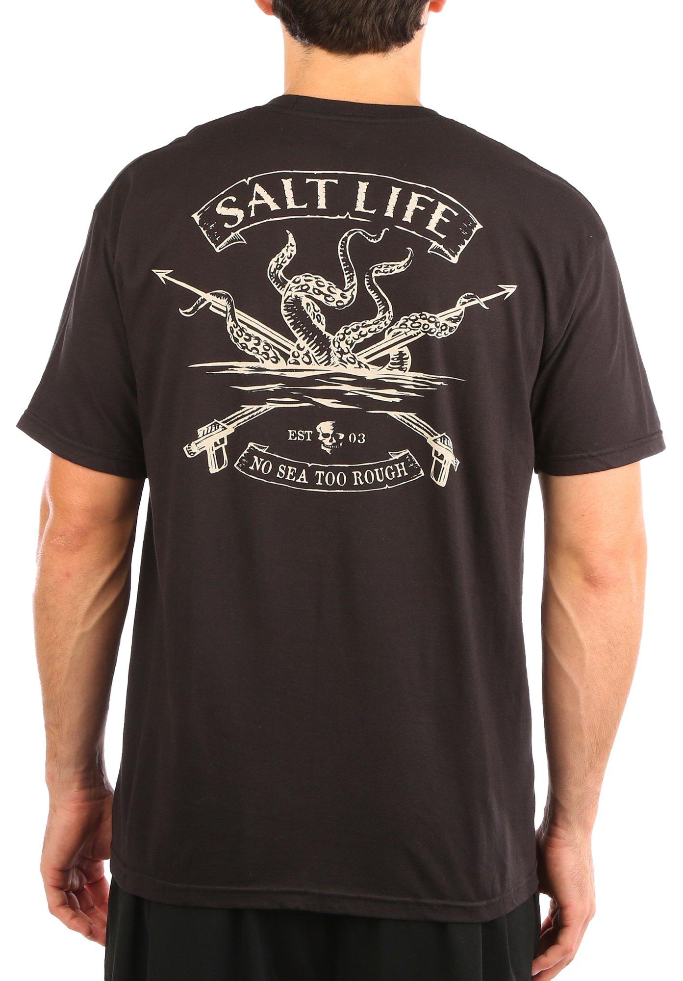 Salt Life Mens Octopus Spears Short Sleeve T-Shirt