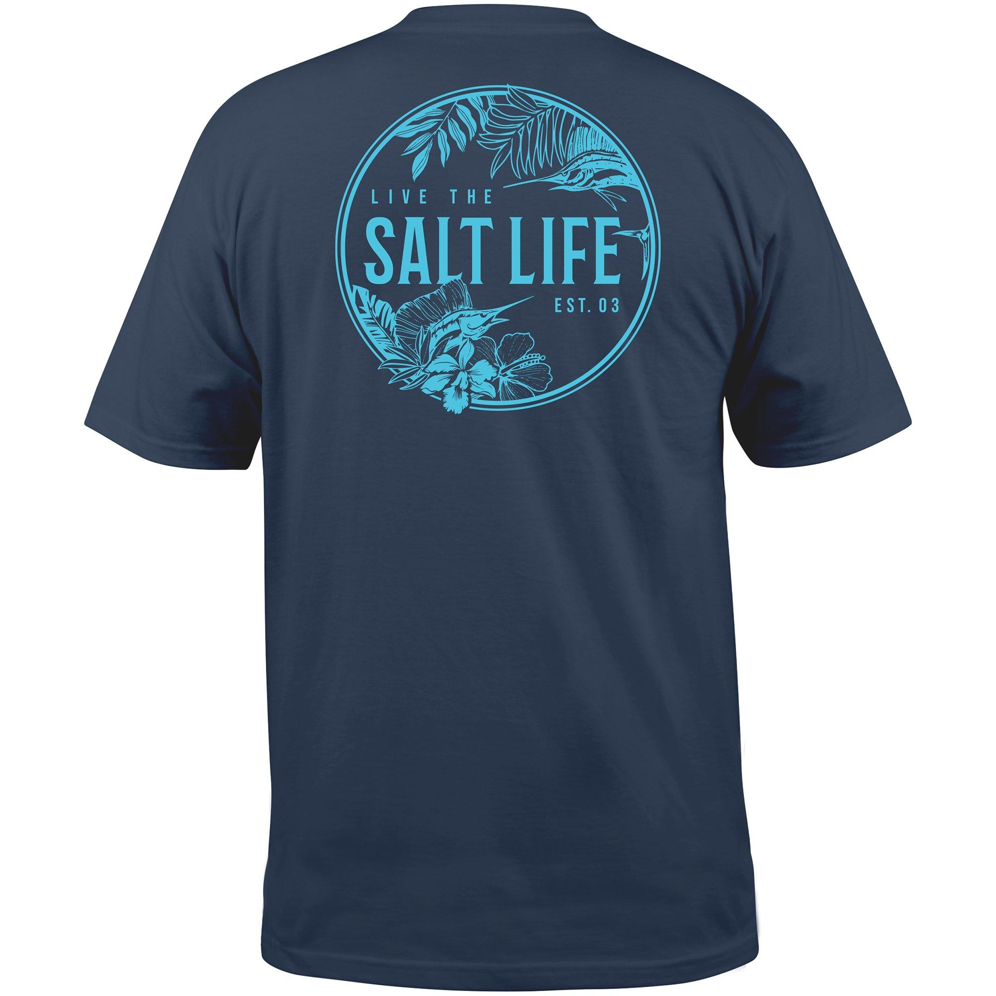 Salt Life Amerishield Pocket Tee L / Navy