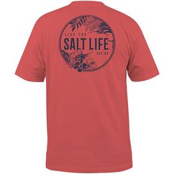 Salt Life Mens Royal Hawaiian Short Sleeve T-Shirt