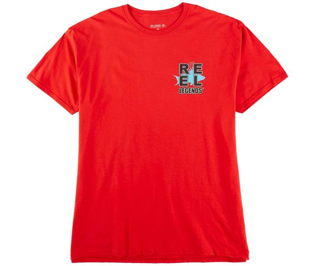 Reel Legends Mens Florida Hog Graphic T-Shirt