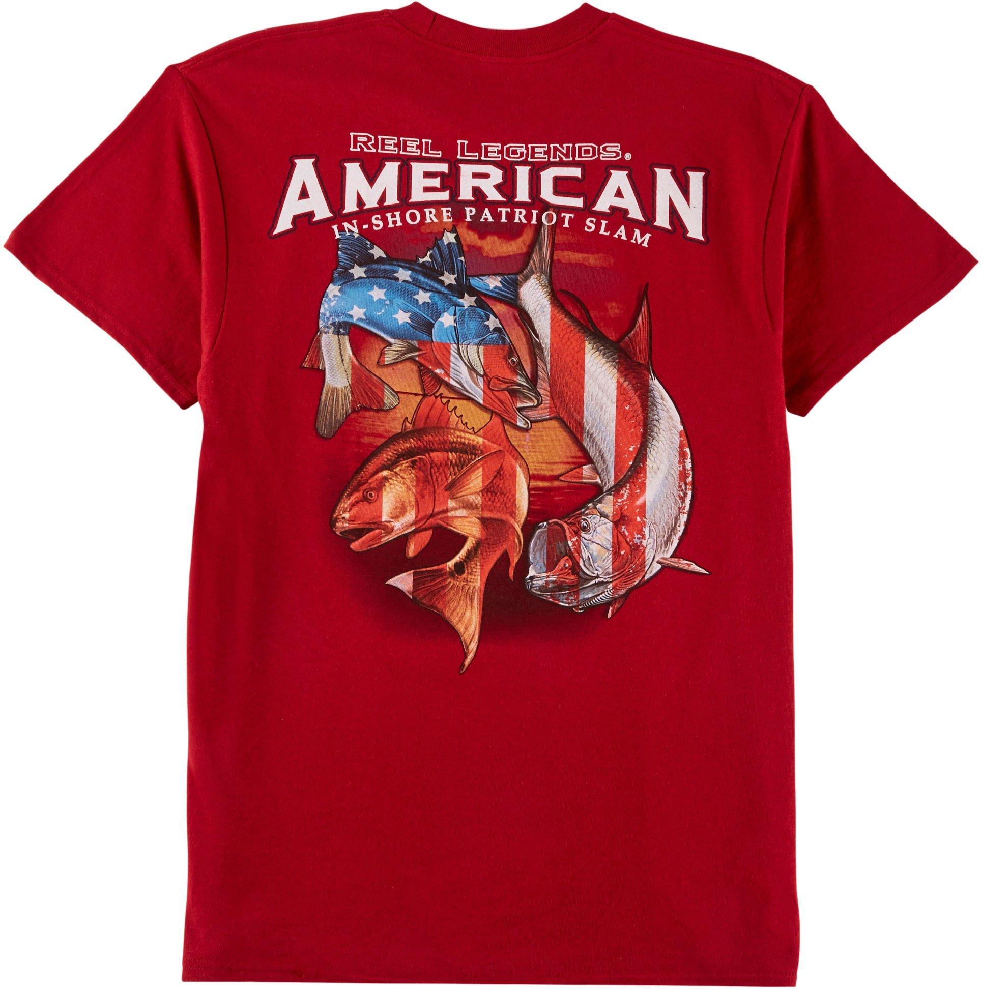 Reel Legends Mens American In-Shore Slam T-Shirt