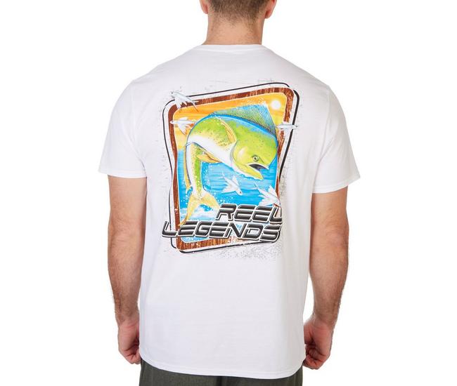 Reel Legends Mens Mahi Jump Short Sleeve T-Shirt