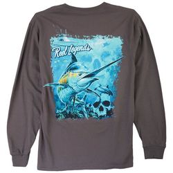 Reel Legends Mens Marlin Deep Dive Long Sleeve T-Shirt