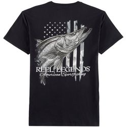 Reel Legends Mens American Snook T-Shirt