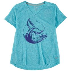 Reel Legends Petite Whale Graphic T-Shirt