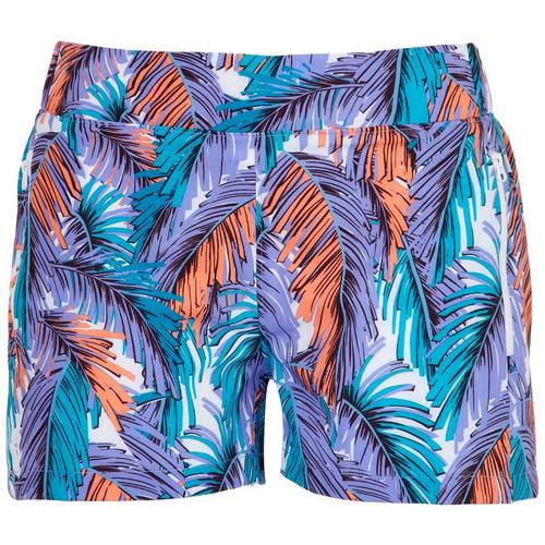 Reel Legends Petite Tropical Adventure Pull-On Shorts