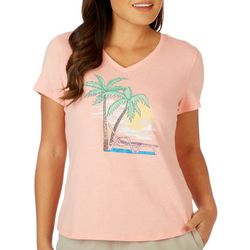 Reel Legends Petite Palm Beach T-Shirt