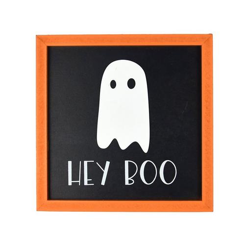 8'' Hey Boo Halloween Decor