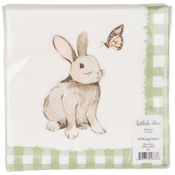 40 Pk Bunny and Butterfly Napkins