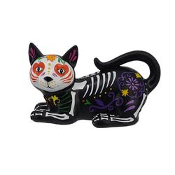 9'' Halloween Day Of The Dead Cat