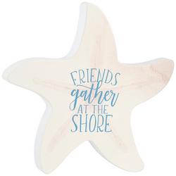 Wooden Sea Star Friends Tabletop Sign